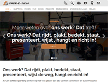 Tablet Screenshot of free-d-sign.nl